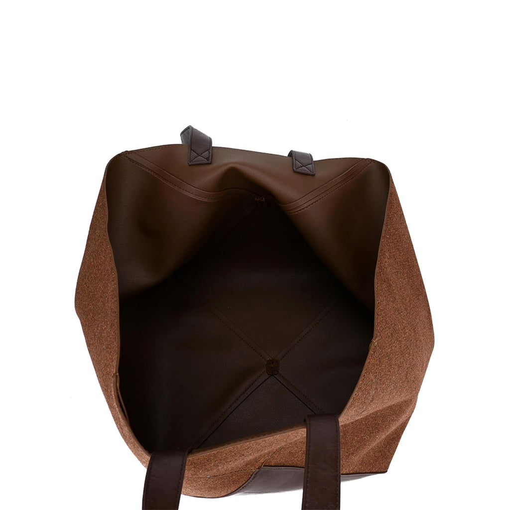 Luxury Vintage Leather Tote Bag