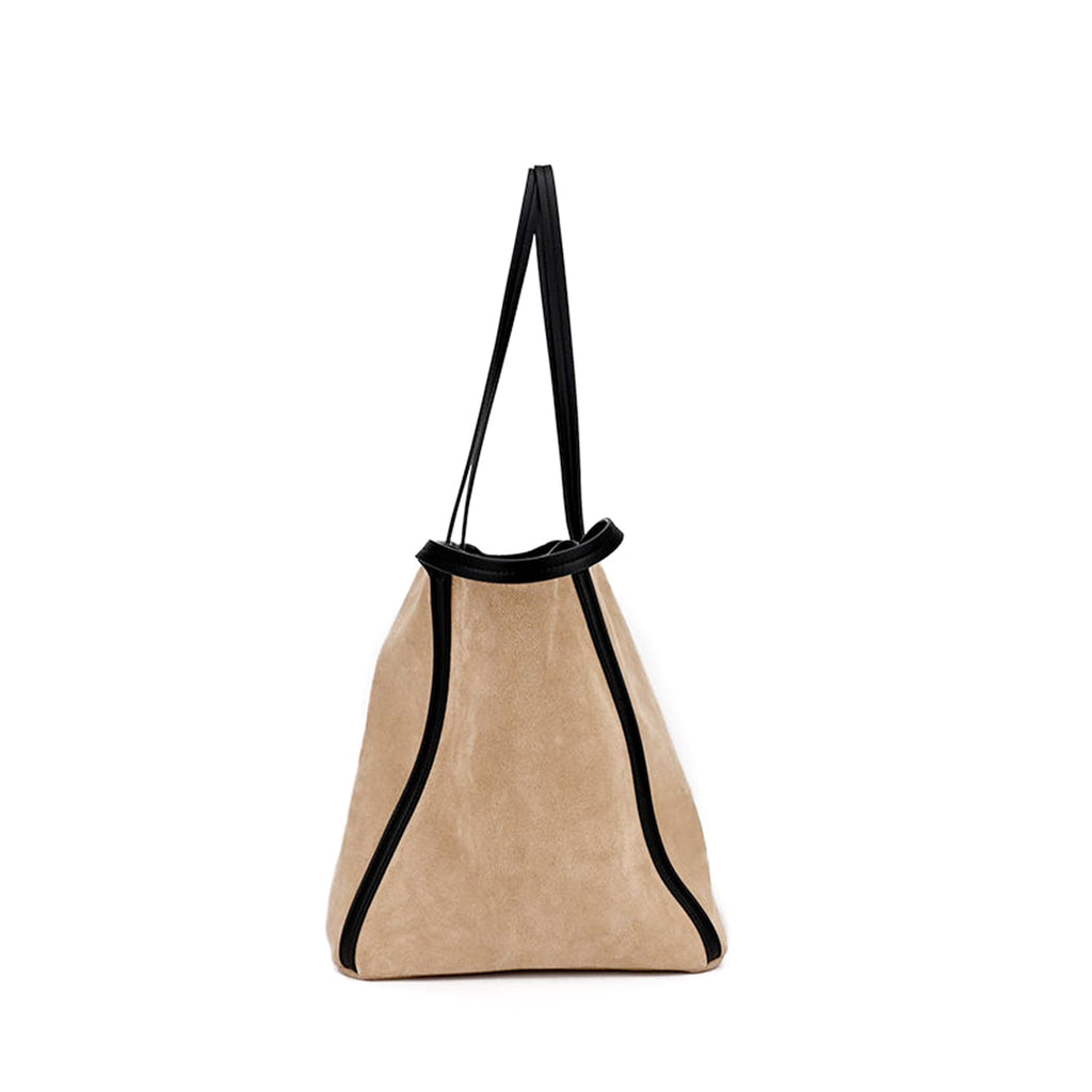 Vintage Suede Tote Bag
