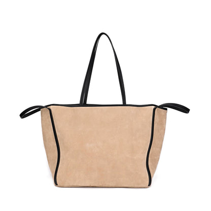 Vintage Suede Tote Bag