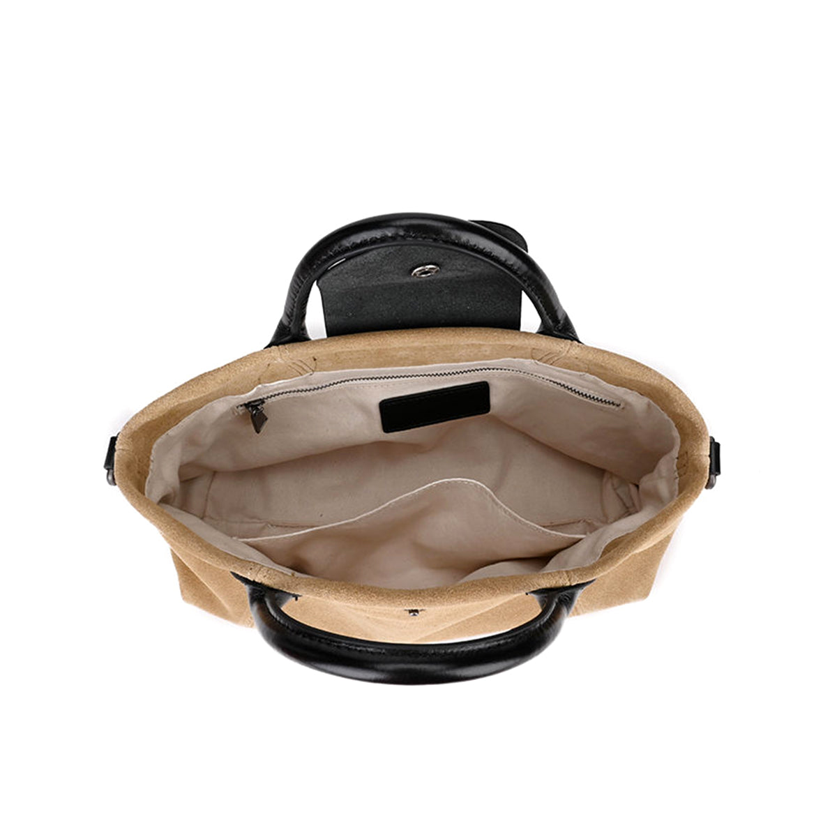 Vintage Suede Tote Bag