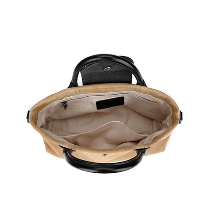 Vintage Suede Tote Bag