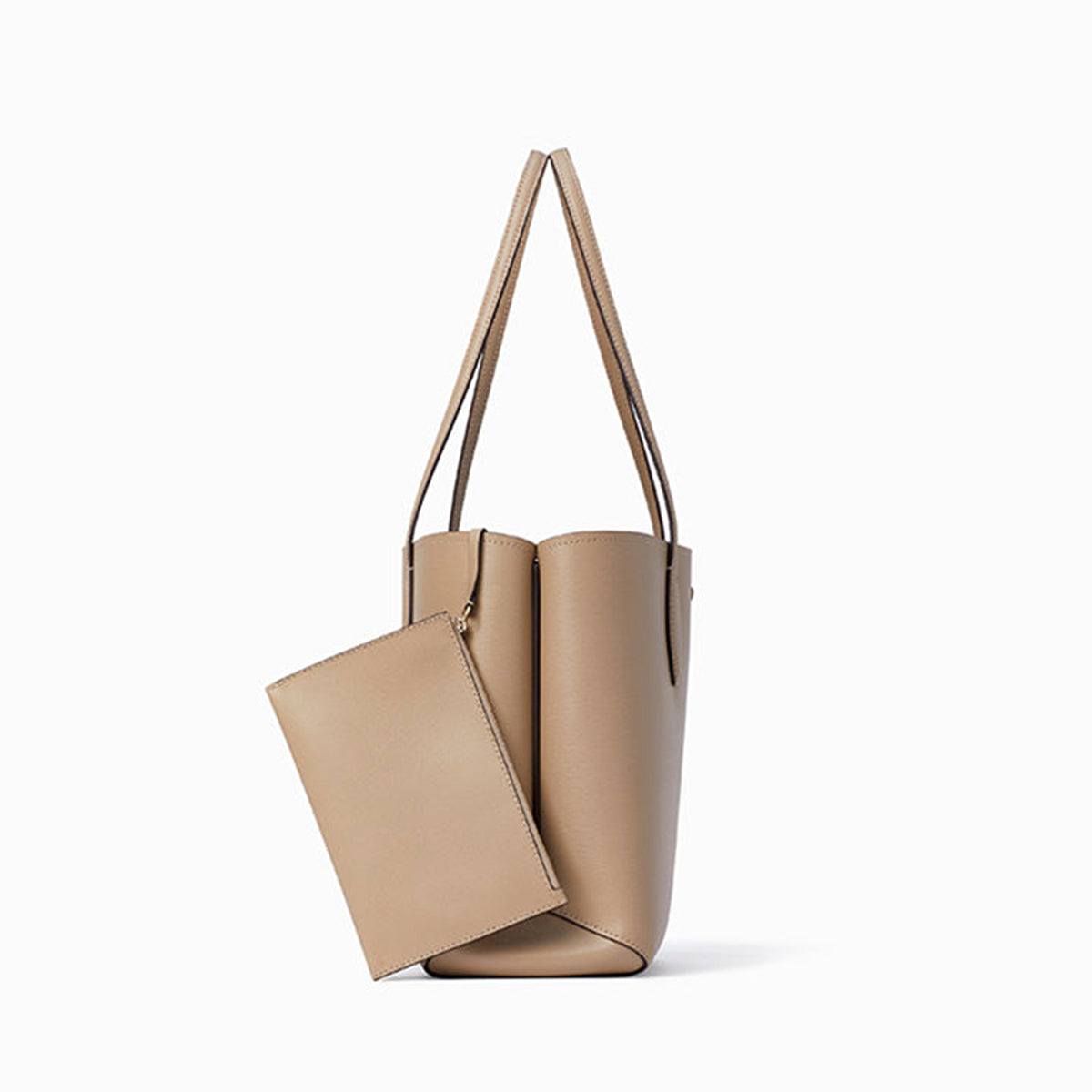 Elegant Solid Color Tote Bag