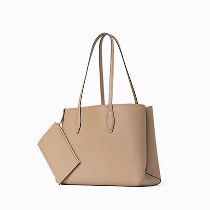 Elegant Solid Color Tote Bag
