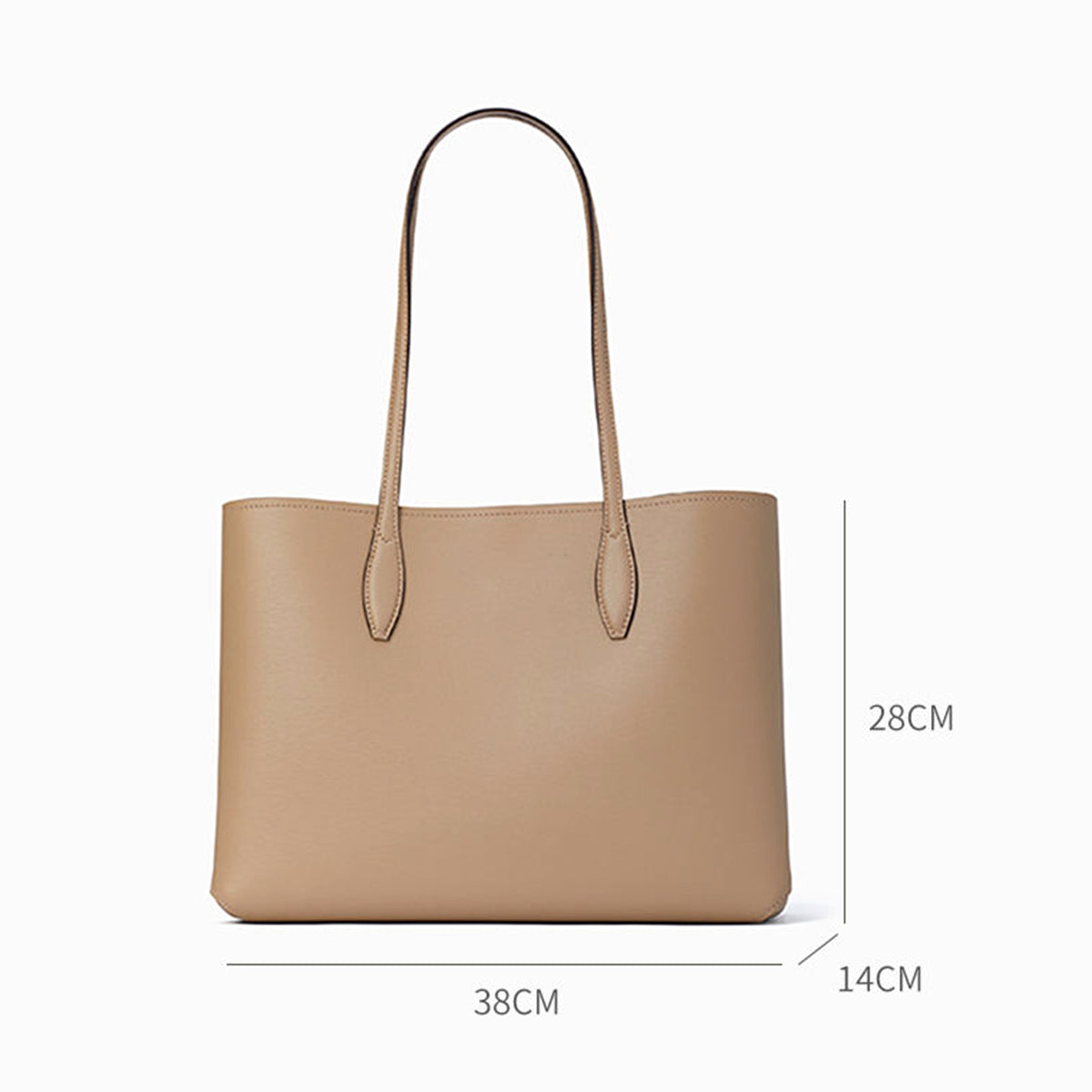 Elegant Solid Color Tote Bag