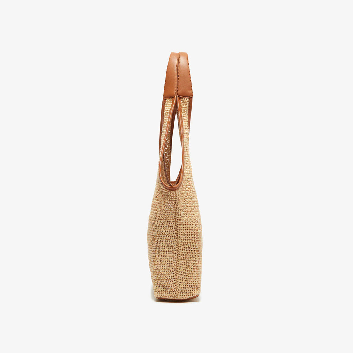Woven Straw Beach Tote Bag