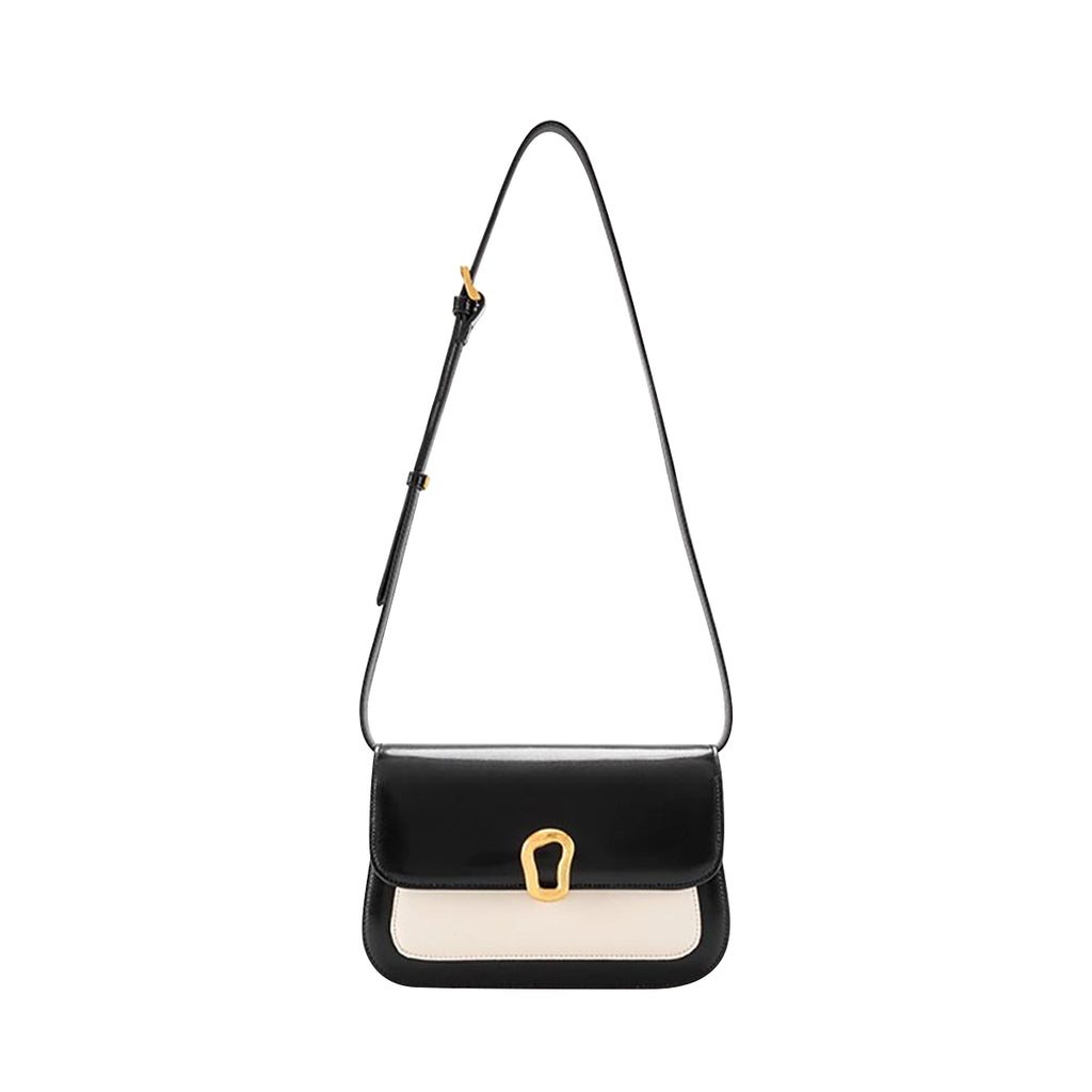 Color-Block Messenger Crossbody Bag