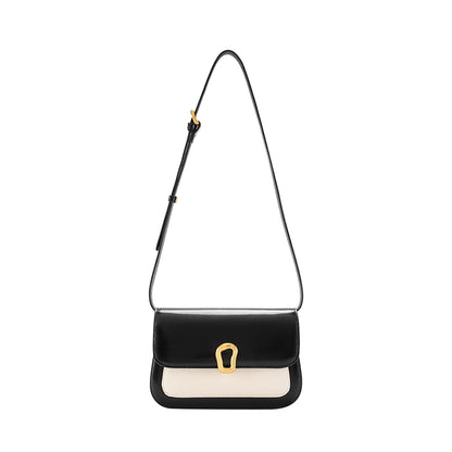 Color-Block Messenger Crossbody Bag