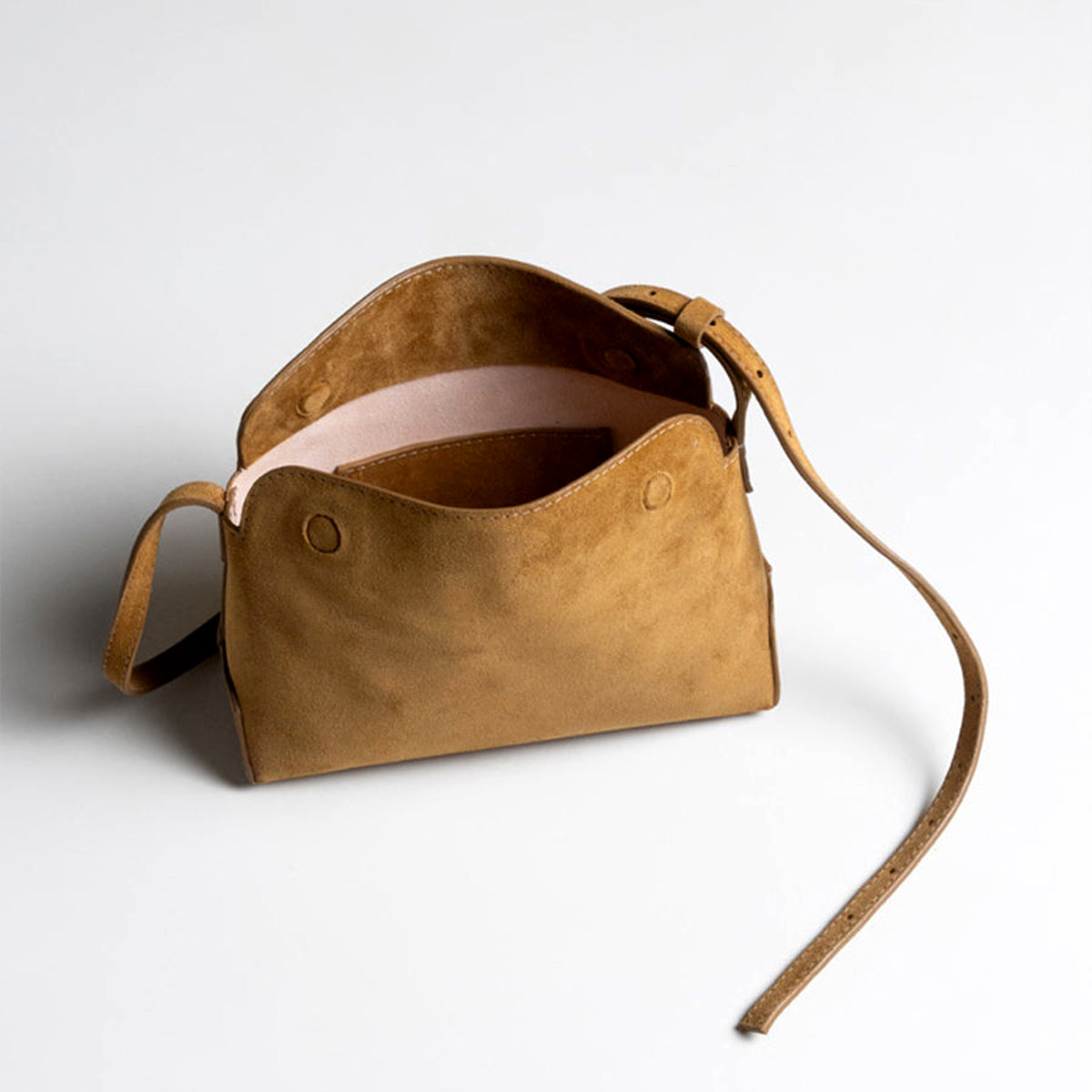 Trendy Suede PU Crossbody Bag