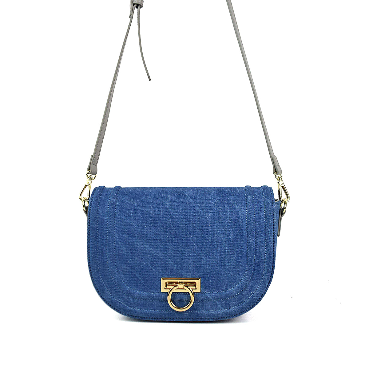 Denim Saddle Bag