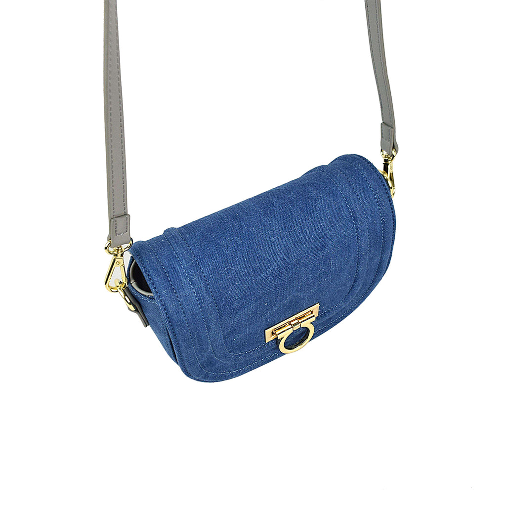 Denim Saddle Bag
