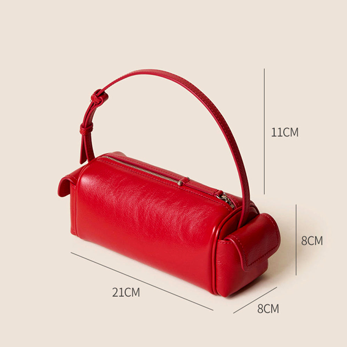 Fashion Red Underarm Bag