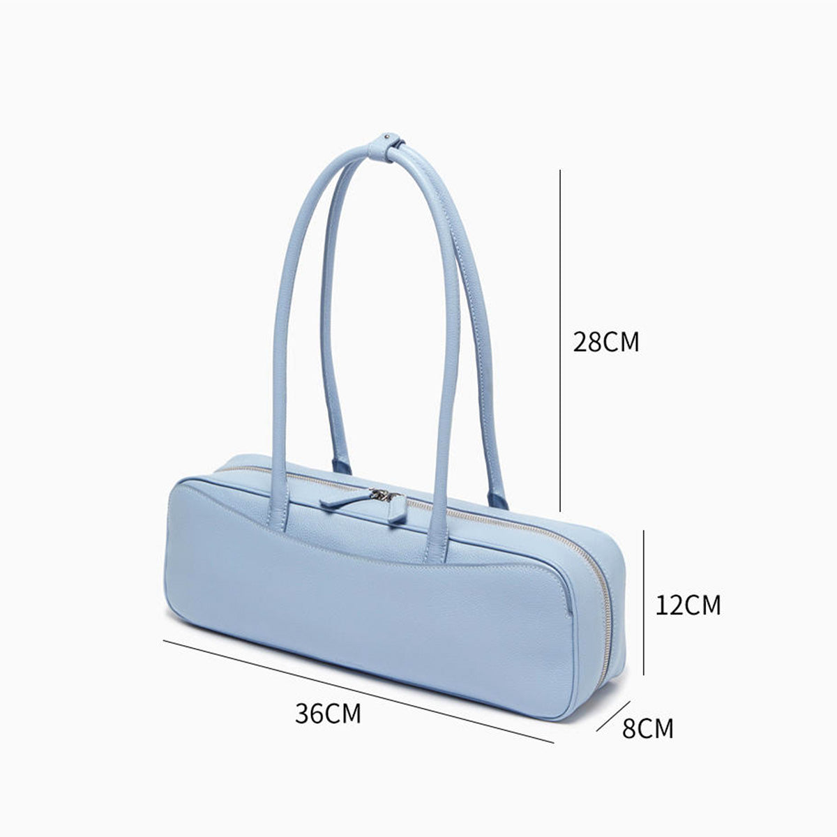 Elegant PU Leather Underarm Bag