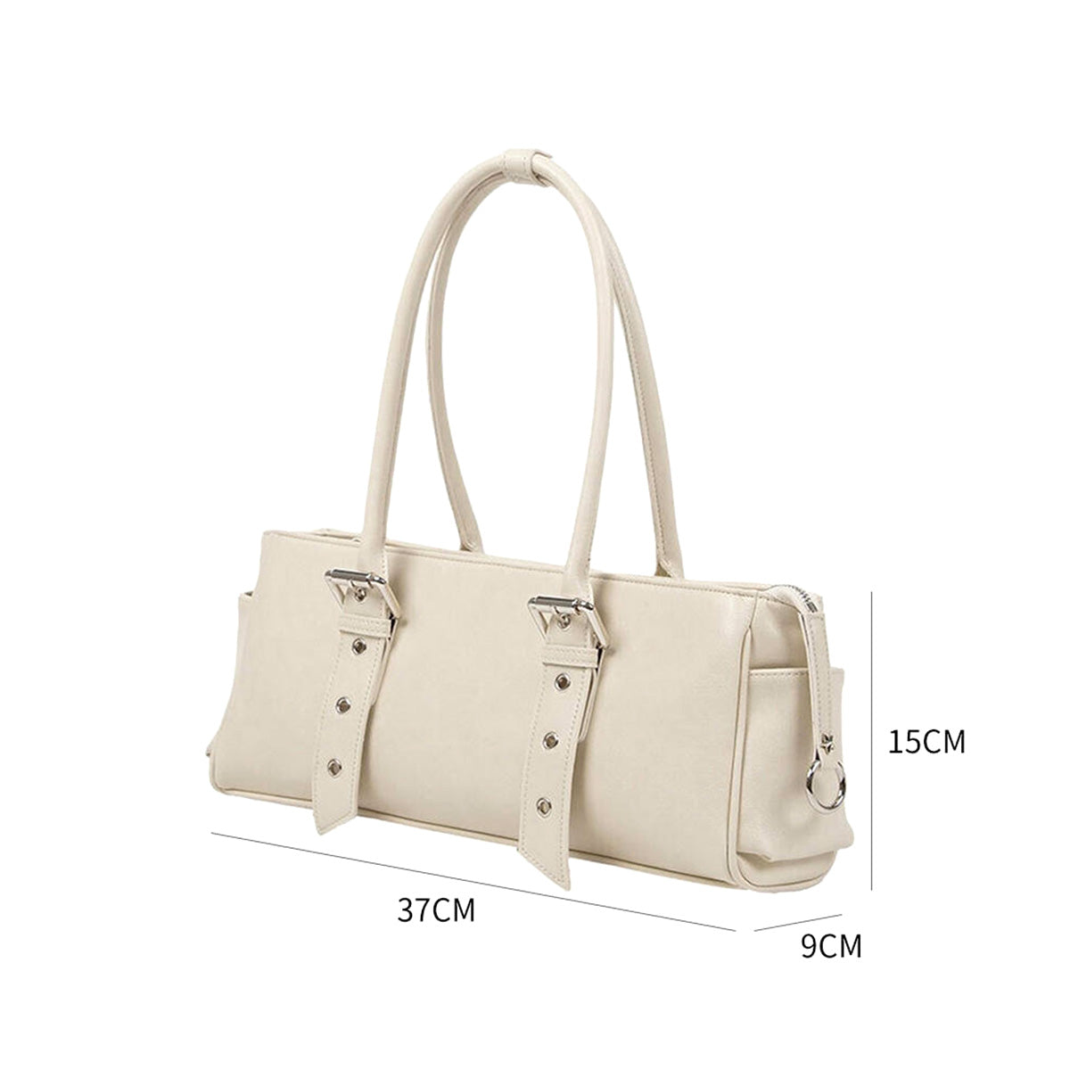 Trendy PU Leather Underarm Bag