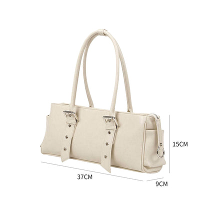 Trendy PU Leather Underarm Bag
