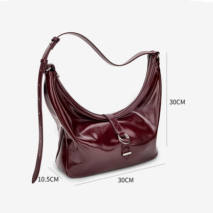 Trendy Glossy Underarm Bag