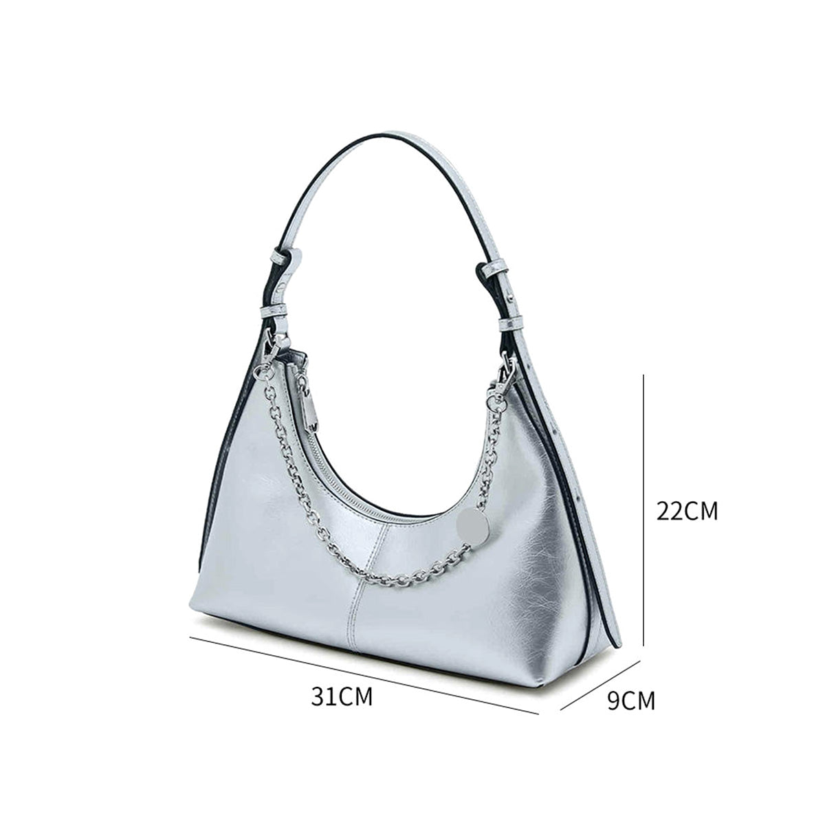 Luxury Glossy Underarm Bag