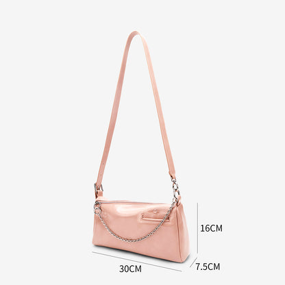 Minimalist Shiny PU Underarm Bag