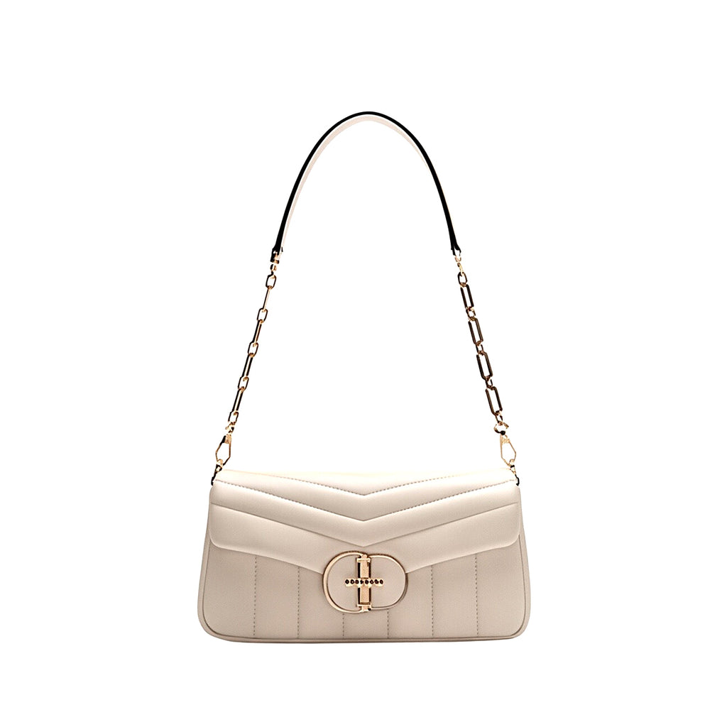 Elegant Metal Chain Underarm Bag