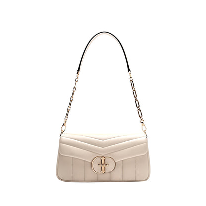 Elegant Metal Chain Underarm Bag